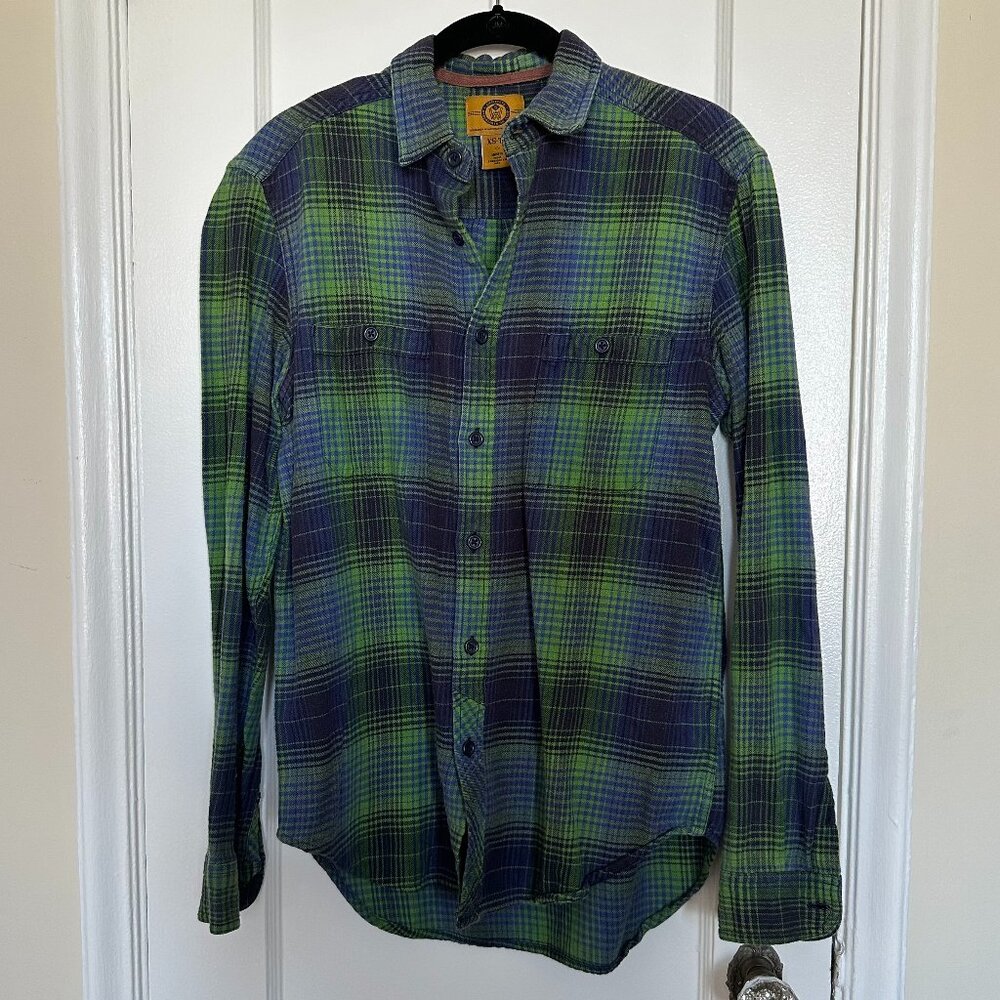 Stapleford Workwear to the State Plaid Flannel Button-Up Shirt